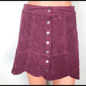 American Eagle Outfitters Skirt Snap Up Front Size 6